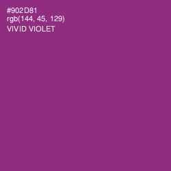 #902D81 - Vivid Violet Color Image